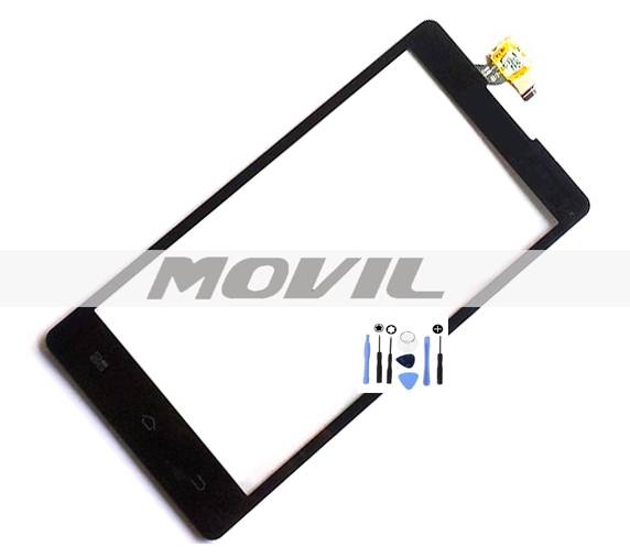Black Front Outer Glass Touch Panel Digitizer Screen For Coolpad 5219